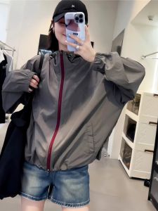 Áo Khoác Chống Nắng Nữ Dáng Rộng Mùa Hè 2025 Áo Khoác Ngoài Chống Nắng Kiểu Dáng Thường Ngày Bằng Vải Polyester UPF50+