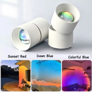 New sunset spotlight LED Down Lamp Interior Surface Surface/Embedded Ceiling Spot Lighting For Decoration Living Bedroom Hallway
