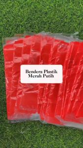Bendera Plastik 10 Pack