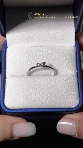 Nhẫn Bạc Nữ S925 JENSY Hình Nơ Nhỏ Nhắn "Tiny Bow" NLARJ9423. Nhẫn Bạc Nữ Xinh Xắn