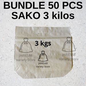 Sack/Sako Bag 3 KILOS (WHITE COATED)