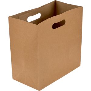 Disposable Brown Paper Bag Takeaway Bread Baking Paper Bag Handheld Bag Bakery DIY Tools 50 Pieces by Mibao