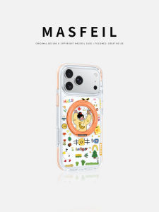 MASFEIL | Magnetic Stand Phone Case iPhone17Promax Cute Transparent