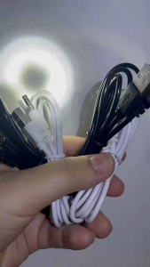 1รููเล็ก สายDC ความยาว 1 เมตร  สายชาร์จ กล่องทีวีโคมไฟตั้งโต๊ะ หัวกลม USB DC3.5