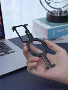 OATSBASF Borderless Metal Phone Case Built-in 360° Rotating Bracket Shockproof Lens Cover for Samsung Galaxy Z Fold 7/Z Fold 6/Z Fold 5/W24