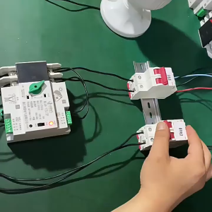 2P 3P 4P Din Rail ATS PV Inverter Dual Power Automatic Transfer Selector Switches Uninterrupted 63A 100A 125A Photovoltaic Solar