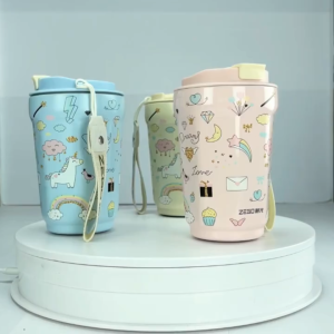 Botol Minum Anak Karakter Warna|Colorful Unicorn Character Kids Bottle ZG-16