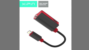 XiPin TX05 2-in-1 Lightning + 3.5mm Multi-function Adapter Transfer Cable