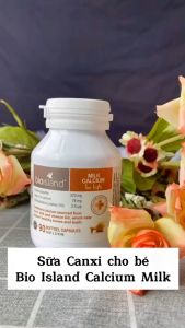 Kẹo bổ sung canxi vị sữa cho bé Bio island Milk Calcium 90 viên
