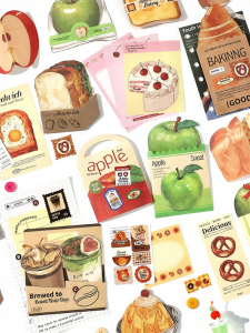 Retro Style Handmade Stickers