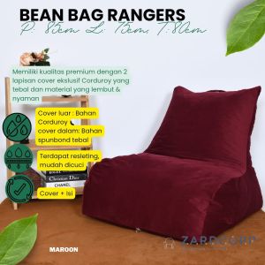Bean Bag Rangers Lounge Size Jumbo Bahan Corduroy Premium