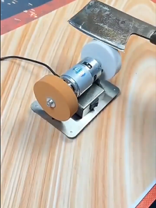 Bench Top Mini Grinder Dual Coarse Fine Wheels Stepless Speed Electric Sharpening Polishing Machine
