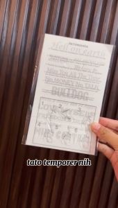 TM-Tato semi permanen Motif Kartun Animasi Naruto TR One Piece
