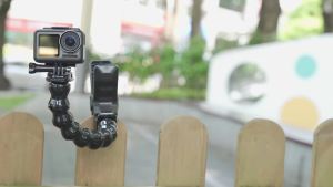 Action Sport Camera Jaws Flex Clamp Mount for GoPro Insta360 DJI Action 5 4 3 and Other Action Cameras