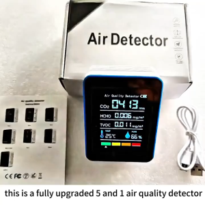 Real-time Air Quality Monitor with Accurate Detection and Smart Alert Features