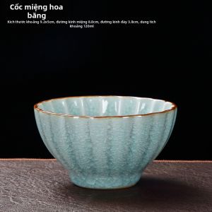 TANGFENG | Tách trà gốm sứ với họa tiết nứt băng