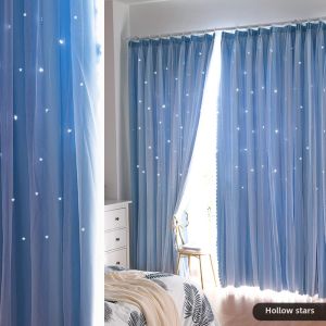 Thickened Light Blocking Curtain Hooks Style Bedroom Simple No Punching Installation Sun Protection Heat Insulation New Model 2025