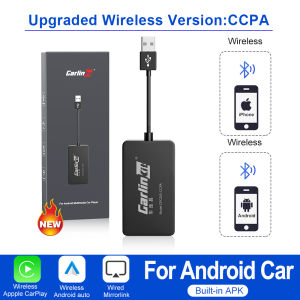 CarlinKit | CarlinKit Wired or Wireless CarPlay Adapter USB Android Auto Dongle for Android Car Multimedia Mirrorlink Waze Spotify Autokit