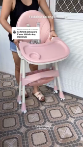 Multifunctional High Chair for Baby Chair Safety Belt Dining Booster Kids Chair Wheel