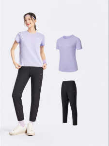 Erke | Quick-drying Sportswear for Women Ice Silk Running Yoga Set