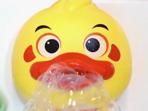 Star Baby Bath Toys Electric Cartoon Bubble Machine Duck Music Kids Bath Toy Bathtub Automatic Bubble Maker Baby Bathroom Toy For Kid suitable for various water play scenes such as bathrooms swimming pools and beaches