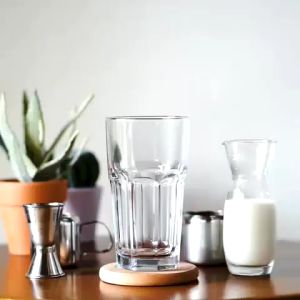 SUPERMARKET IMPORT EKSPORT Gelas Plastik Gelas Kopi Gelas Kopi Tahan Panas Gelas Bening Ala Cafe