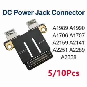 5/10PCS For Macbook Pro USB-C DC Power Jack Board Connector 821-01646-A A1989 A1706 A1707 A1990 A2141 A2159 A2251 A2289 A2338