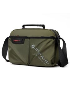 Water-Resistant Oxford Cloth Business Casual Mens Handbag Single Shoulder Office Small Backpack 11-Inch Tablet Umbrella