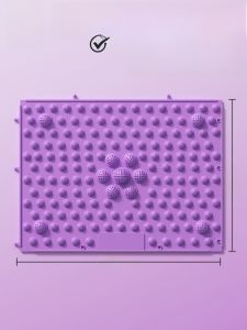 แผ่นนวดเท้าสําหรับผู้ใหญ่แผ่นดัน นุ่ม ซิลิโคนวิ่งช้าผ่าน Meridians โยคะฟิตเนสเสื่อนวดเท้าด้านล่าง