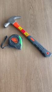 (ALAT TUKANG MURAH POL) PALU KAMBING SEDANG 12 OZ - METERAN 5 METER