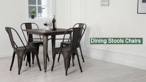 Simple industrial style iron chair wrought iron dining chair creative home casual retro dining room back chair