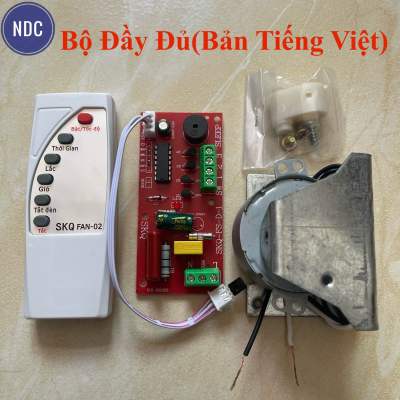 [BảnTiếngViệt]Bộ Mạch Điều Khiển Quạt Từ Xa (LOẠI 1) Túp năng Đài Loan, Giá đỡ sắt