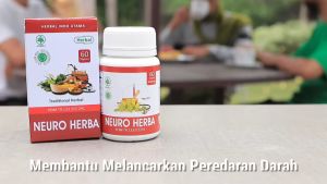 HIU NEURO HERBA Obat Stroke Kanker Melancarkan Peredaran Darah Herbal Indo Utama Isi 60 Kapsul