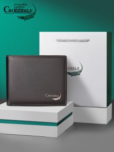 Crocodile | Genuine High-end Short Wallet Genuine Leather