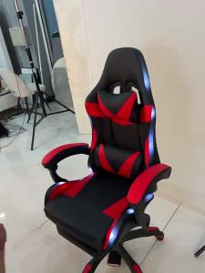 Gaming Chair Horse Running Light Led Gaming Chair Lifting Reclining Massage Computer Chair Home Game Chair