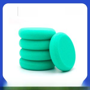 High Density Polyester UFO Waxing Sponge for Car Manual Waxing Polishing Circular Sponge Auto Beauty Maintenance Supplies