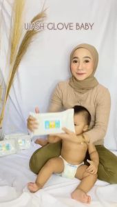 FALMED Wash Glove Baby | GreenTea 8 Sheet