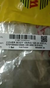 Cover Kaver Tutup Body Bodi Kecil Vario 125 K2V SEPTEMBER 2022 2023 2024 MERK WIN