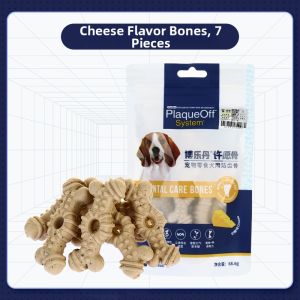 Plaque Off | Teeth Cleaning Bone for Dogs Breath Freshening Training Treat