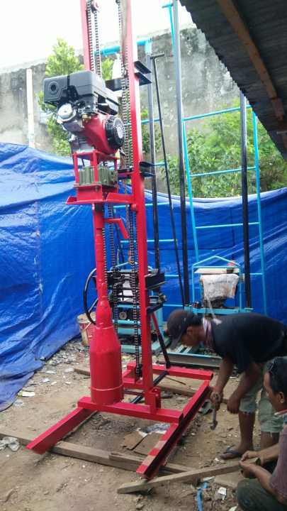 mesin bor tanah type power rig menara kotak single Gearbox - mesin ...