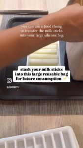 Junobie Breast Milk and Food Storage 10oz Trays + Large Milk Storage and Stash Bags Bundle