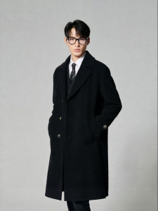 Single Breasted Wool Coat