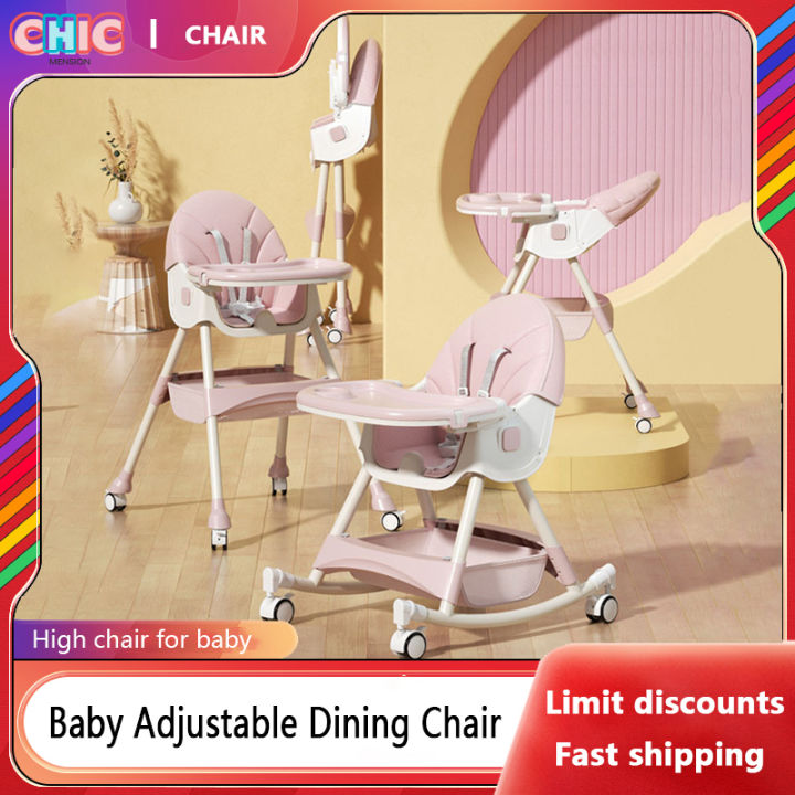 thumbnail image 2 of SEJOY Foldable Baby High Chair With Toys & Meal Tray – For Ages 6-36 Months, 44lb Capacity 2 of 5