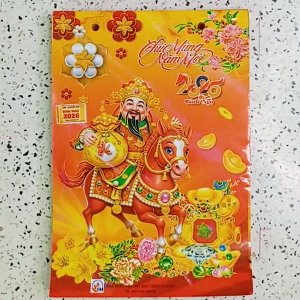 Lịch 2026 Lịch lốc rời 13 x 19cm Chủ đề: Thư pháp