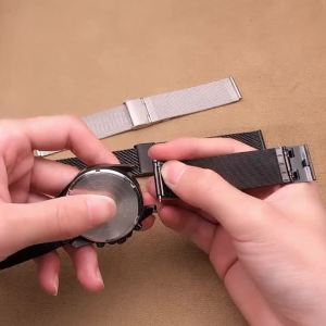 2Pcs 18mm 20mm 22mm Milanese Strap For Garmin Forerunner 965 955 745 265 255 Metal Bracelet For Garmin Venu 3 2 3S 2S 2Plus SQ2