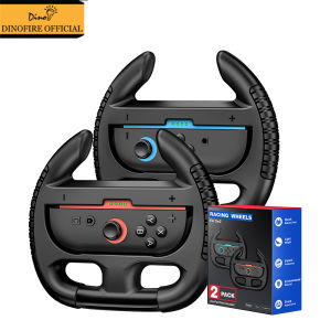 DinoFire for Switch 2 Joycon Steering Wheel Compatible for Switch 2 Wheel Racing Wheels Accessory for Switch JoyCon Controllers