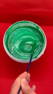 Sơn Nhũ Xanh Cốm Trang Trí Nano Chậu Cảnh - Bàn Ghế - Tường Rào... ( Ngoại Thất Cao Cấp)