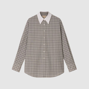 ICICLE | Color Woven Fine Wool Long Sleeve Shirt