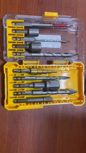 Set 10 Pcs Mata Bor Obeng Berbagai Macam Varian Mata Obeng Mata Roofing Mata Bor Hex Tile Drill Besi Beton Mata Bor Pagoda Mata Adaptor kepala Hex