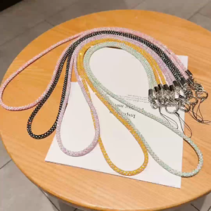 【Local Delivery】New New Luxury Rhinestone Crossbody Phone Lanyard - Anti-Loss Neck Strap with Phone Case Chain
